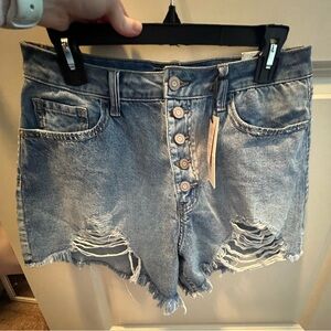 Jean shorts! New with tags
